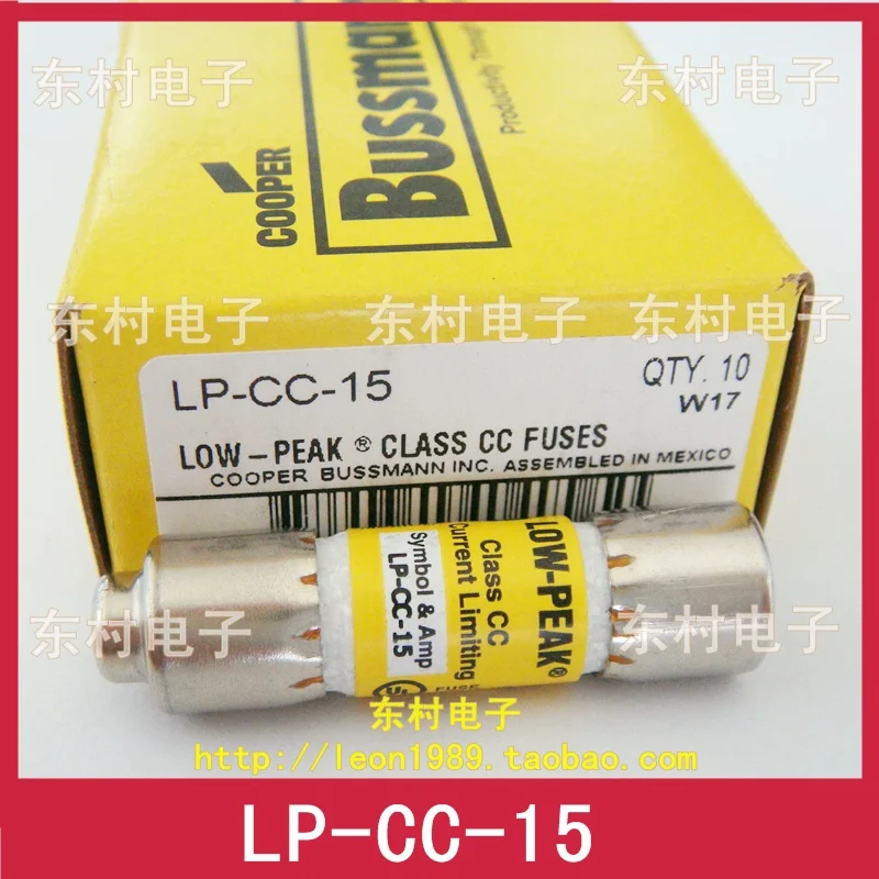 US imports BUSSMANN LOW PEAK fuse fuse LP CC 15 15A 600Vin Fuses from