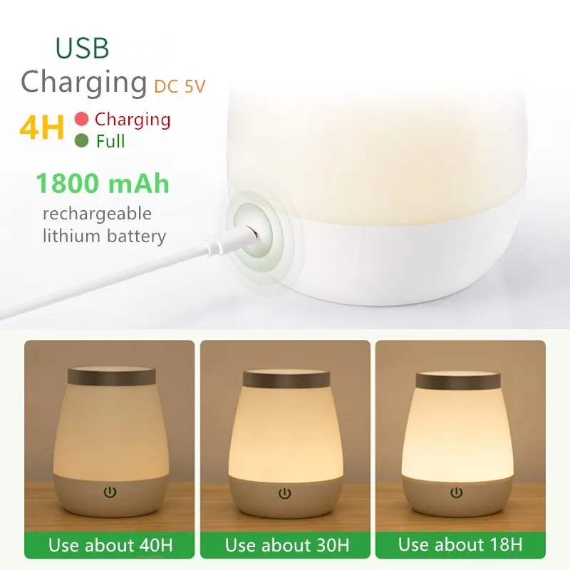 rechargeable vase light 800