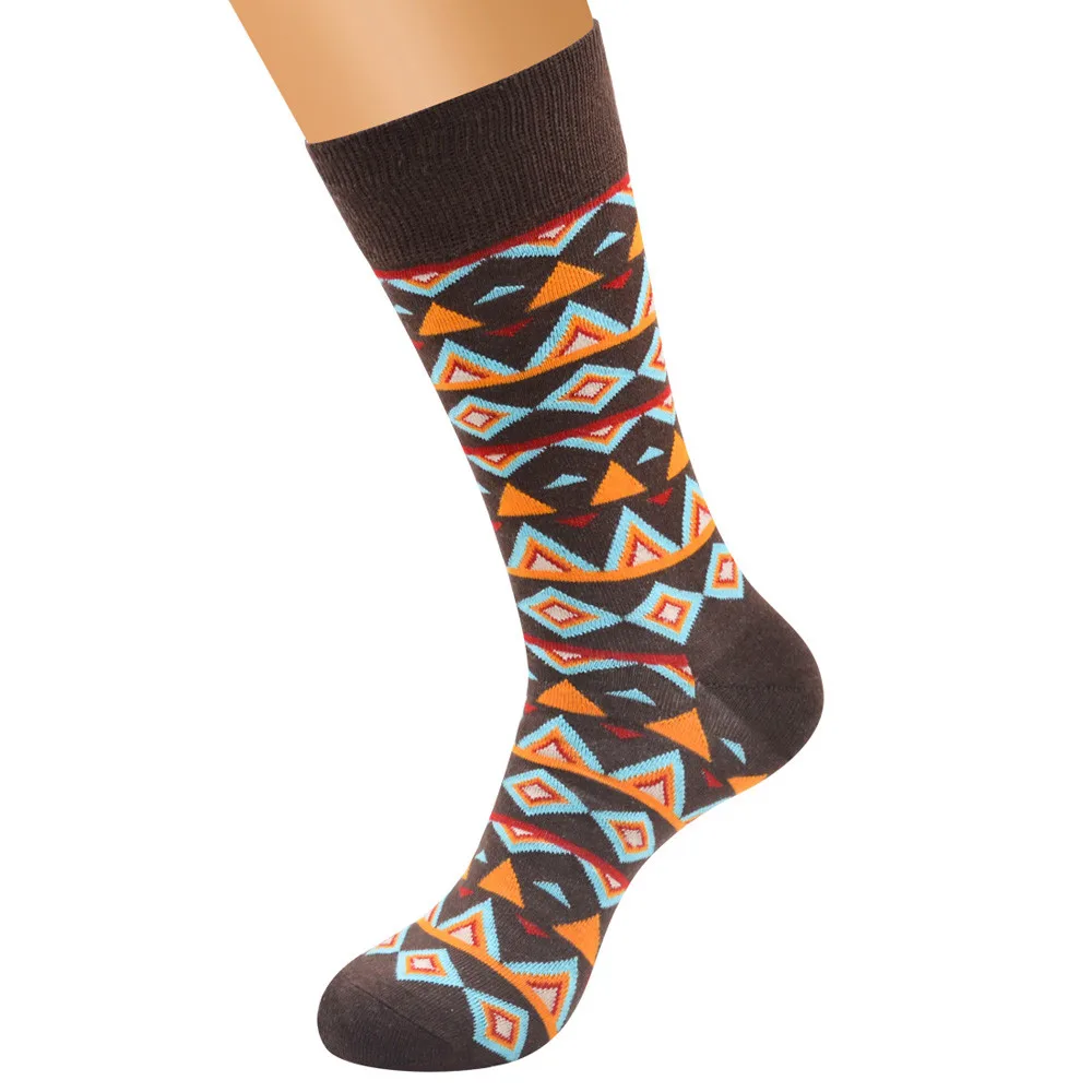 Womail Fashion Носки унисекс, 1 пара удобные полосатые хлопковые теплые носки слипоны средняя полнота Носки подарочные носки уютные челнока M14 - Цвет: 01