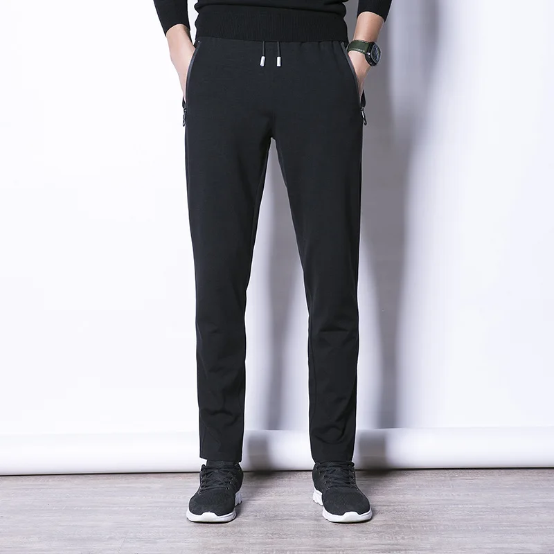 MRMT, брендовые Новые весенние и осенние мужские брюки, хлопковые однотонные брюки для отдыха, мужские Стрейчевые брюки с карманами на молнии