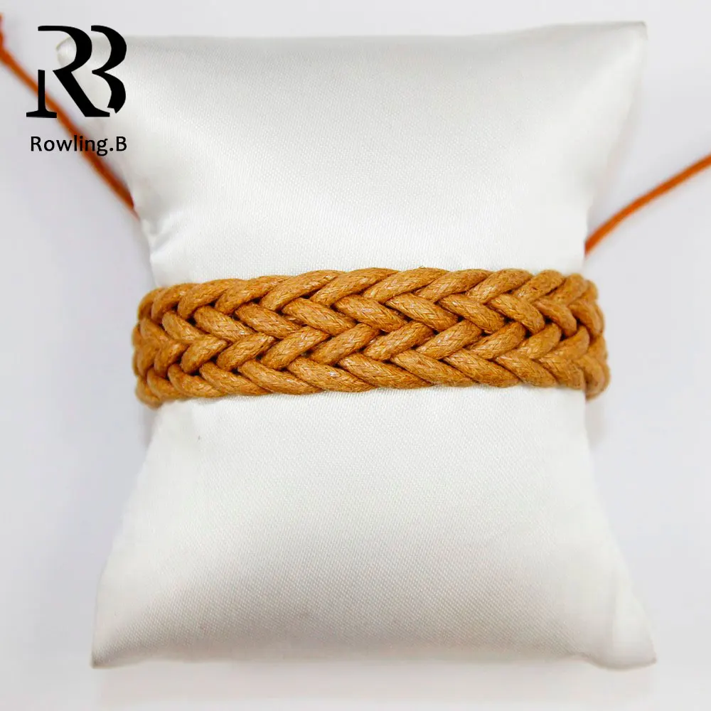 Trendy Handmade Elastic Adjustable Colors Hemp Rope Bracelet&Bangle for