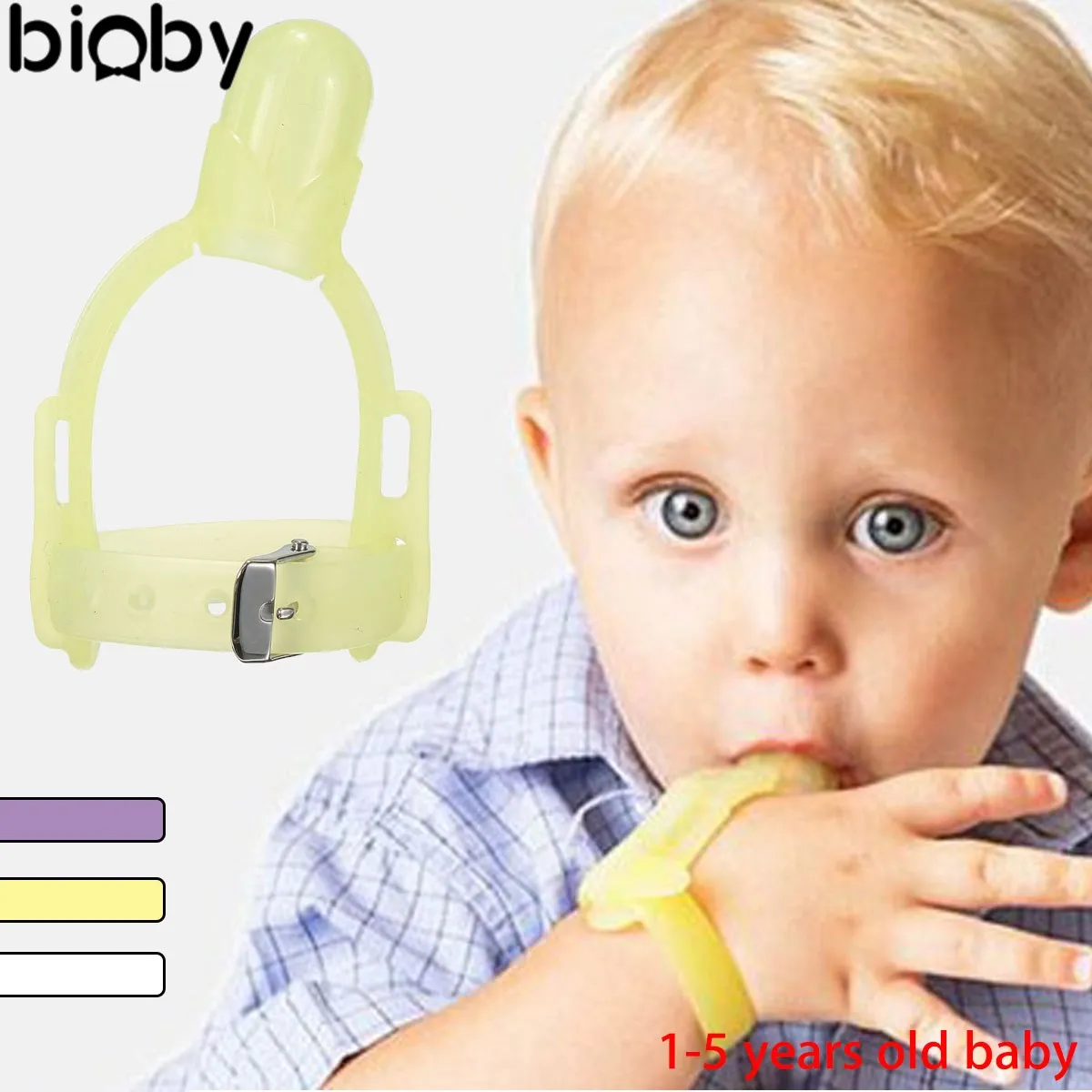 Baby Teethers Thumb Gloves Stop Thumbsucking Teether Prevent The Baby