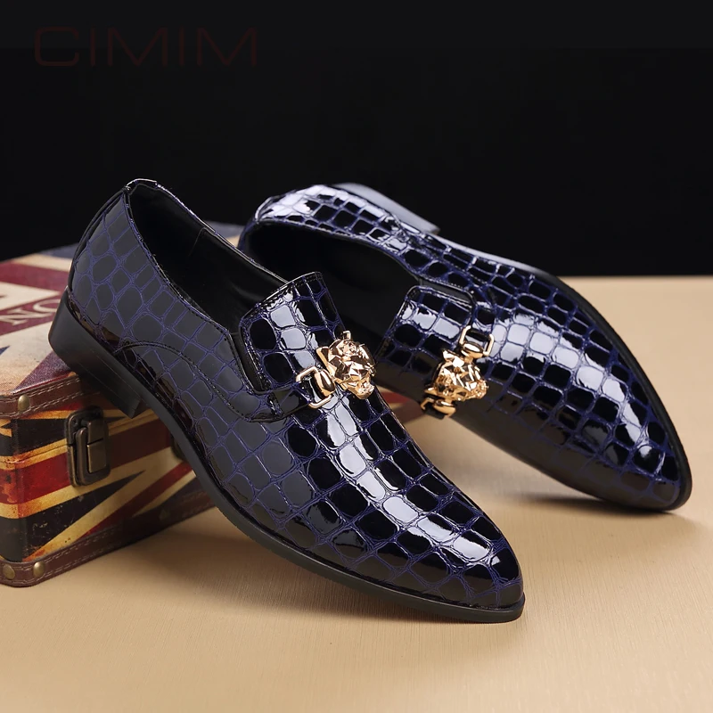 

ACEBUY2 Mens Shoes Large Sizes Italy Formal Shoes For Men British Style Business Men Dress Wedding Shoes Man Leather Office Shoe