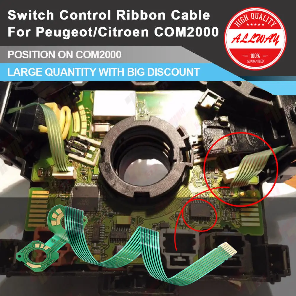 New Car Turn Signal Switch Control Flex/Ribbon Cable FOR Peugeot FOR Citroen COM2000