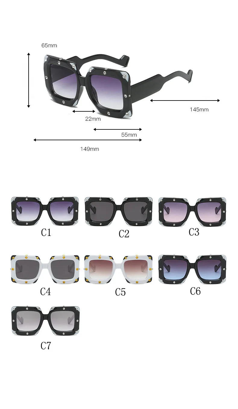 Модные солнцезащитные очки с бриллиантами, Индивидуальные Сексуальные Уникальные ретро градиентные тонированные цветные линзы, женские солнцезащитные очки, люксовый бренд, UV400