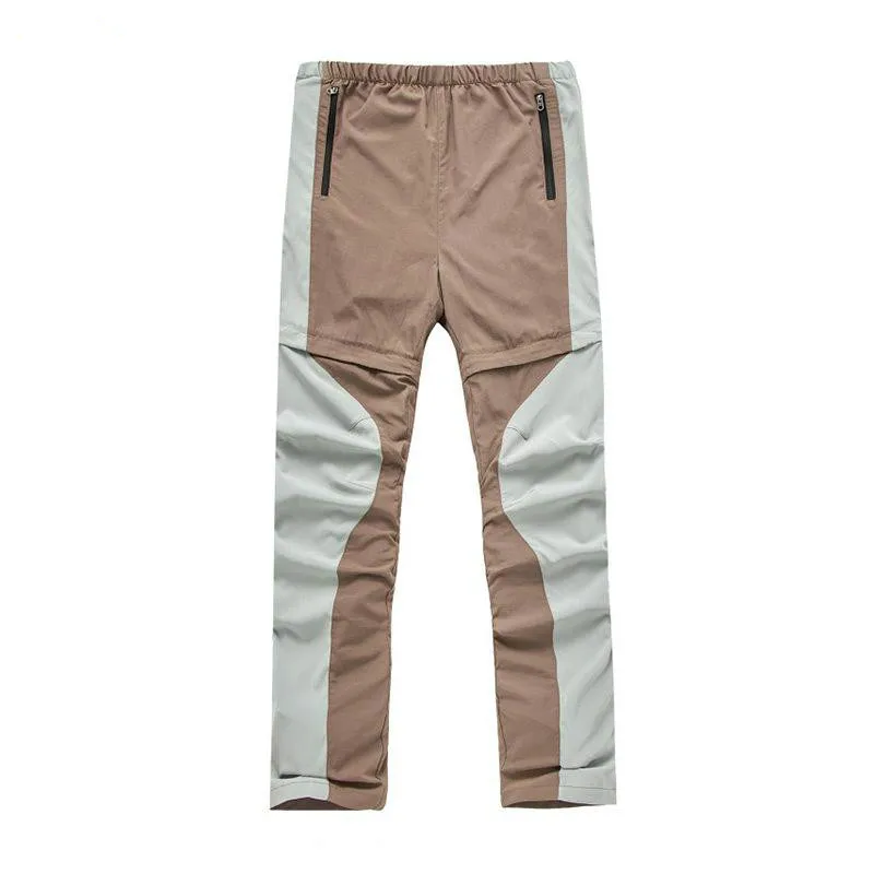 Mountainskin mujeres verano Pantalones de secado rápido al aire libre masculino cortos extraíbles senderismo Camping Trekking Pantalones deportivos pesca