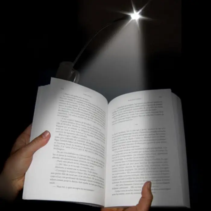 Новая одежда для маленькой девочки 2 шт./компл. клип-на светодиодный гибкий фонарь для путешествий, портативный зажим лампа для чтения книг