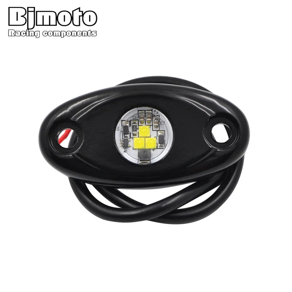 

4PCS 2" LED Rock Light 12V 24V 4x4 Under Body Wheel Tail Fender Lighting SUV ATV Boat Car Decorative White Red Green Blue