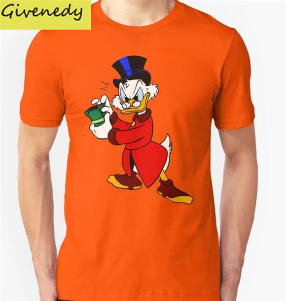 Scrooge McDuck Full Funny Mens & Womens Summer Cotton Printing T Shirt