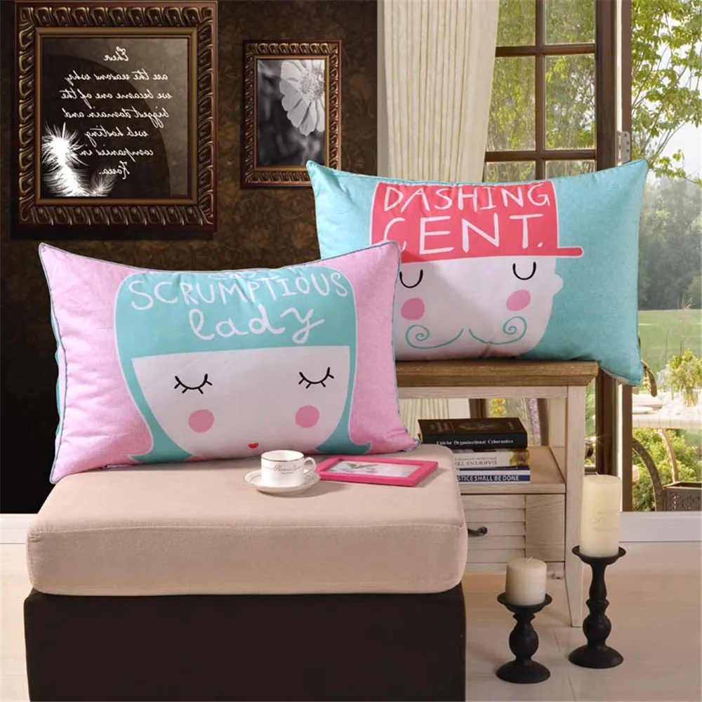 Queen King Pillow Decorative Body Pillow Plain Design Qualified