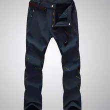 Ветровка, водонепроницаемая, теплая, для кемпинга, Спортивная, флисовая, софтшелл, утолщенные, для улицы, длинные штаны, Мужская одежда, для рыбалки, походов