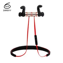 Metal Magnetic Bass Stereo Wireless Sport Bluetooth Headset With Mic Earphone For font b Samsung b