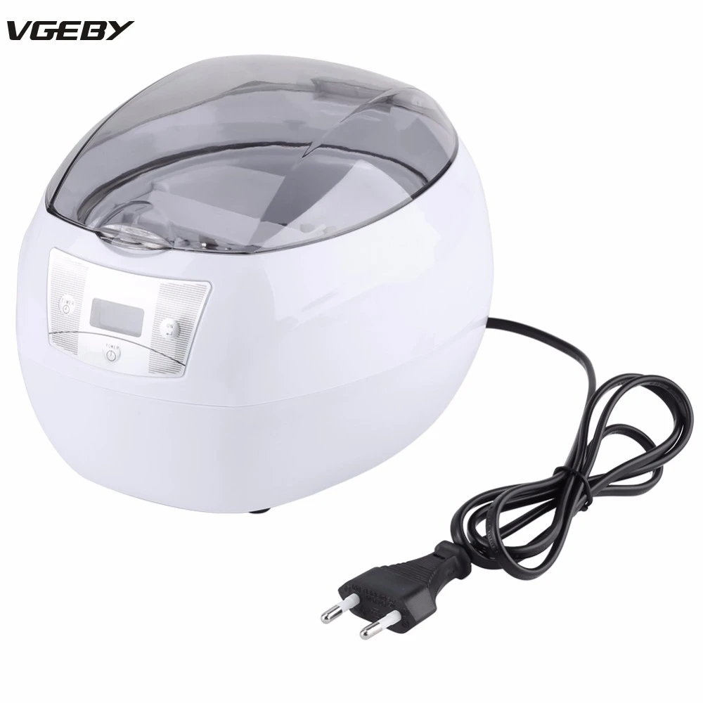 

0.75L Ultrasonic Cleaner Bath Timer for Jewelry Parts Glasses Manicure Stones Cutters Razor Brush Ultrasound Sonic