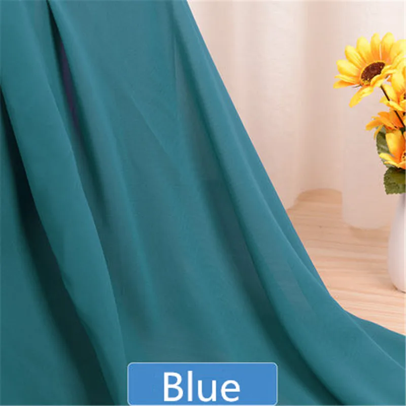 100*150 см летняя трендовая разноцветная шифоновая ткань в китайском стиле с напечатанными накладками и подкладами для женского платья домашний текстиль - Цвет: blue