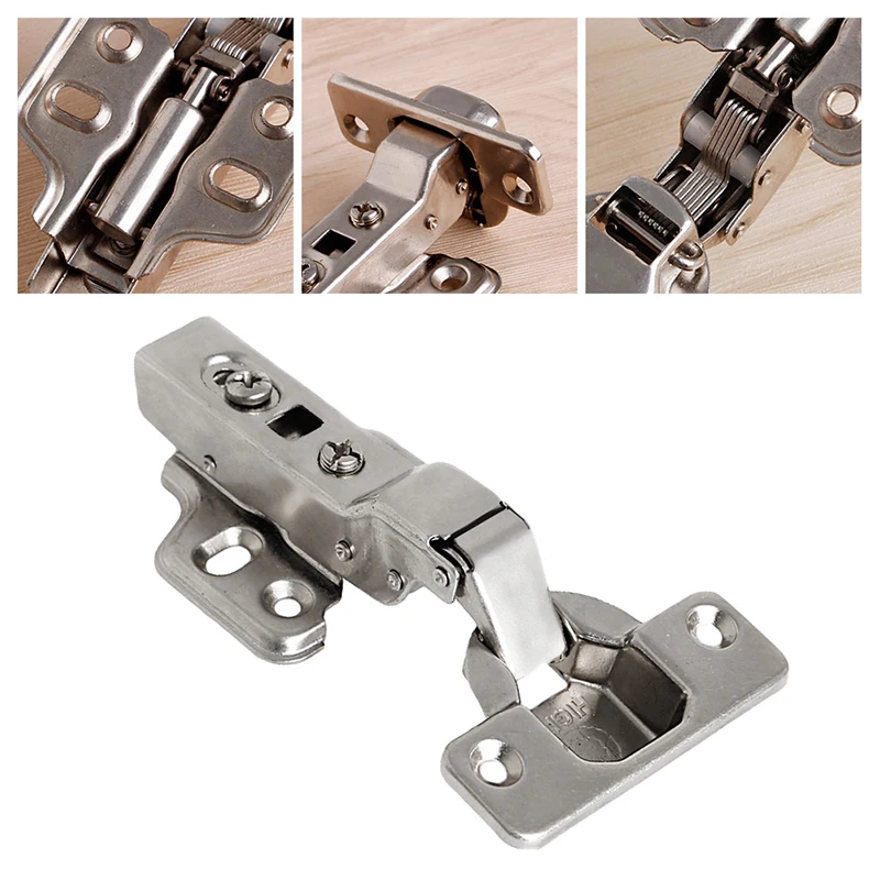 

OOTDTY 35mm Soft Close Full Overlay Kitchen Cabinet Cupboard Hydraulic Door Hinge Cups