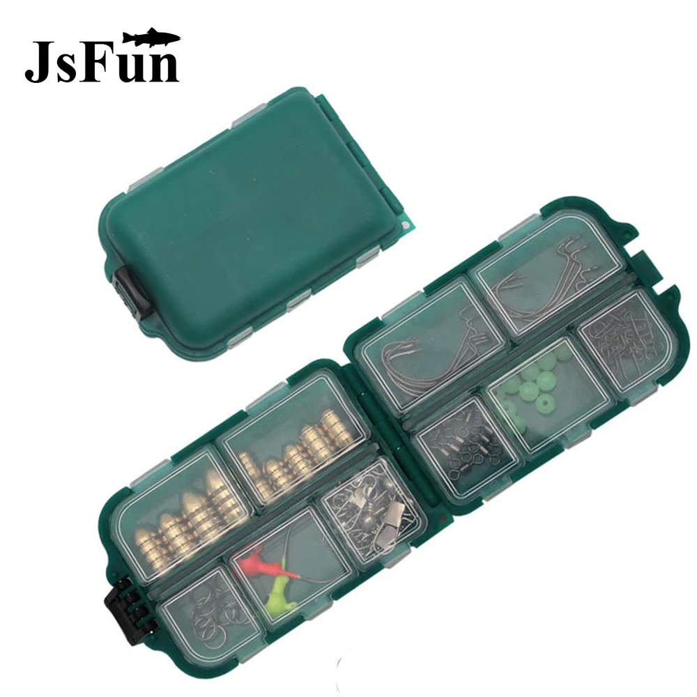 

JSFUN Fishing Accessories Set Fishing Lure/Hook/Swivel/Sinker/Stopper/Connectors 83pcs in Total Carp Fishing Tackle Box PJ13
