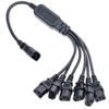 IEC 60320 C14 Plug to 6 Ways C13 Output Y Type Splitter Power Cord,C14 to C13 6ways output,60cm Lenght ► Photo 2/5