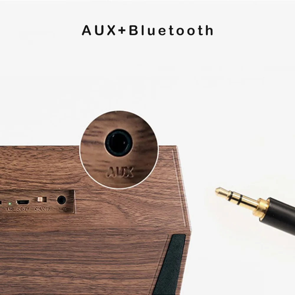 Мини двойной динамик беспроводной Bluetooth+ AUX+ TF карта динамик радио Поддержка AUX TF FM для компьютера, домашнего кинотеатра, мобильного телефона