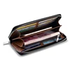 Genuine Leather Long Men Clutch Wallet With Zipper WILLIAMPOLO 2022 Fashion New Phone Credit Card Holder Handbag Male Gift box ► Photo 3/6