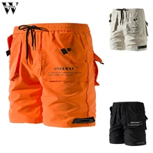 Womail мужские шорты, летняя мода, мужские шорты с карманами, рабочие, ветрозащитные, короткие, с несколькими карманами, крутые, повседневные, уличные, спортивные, M527