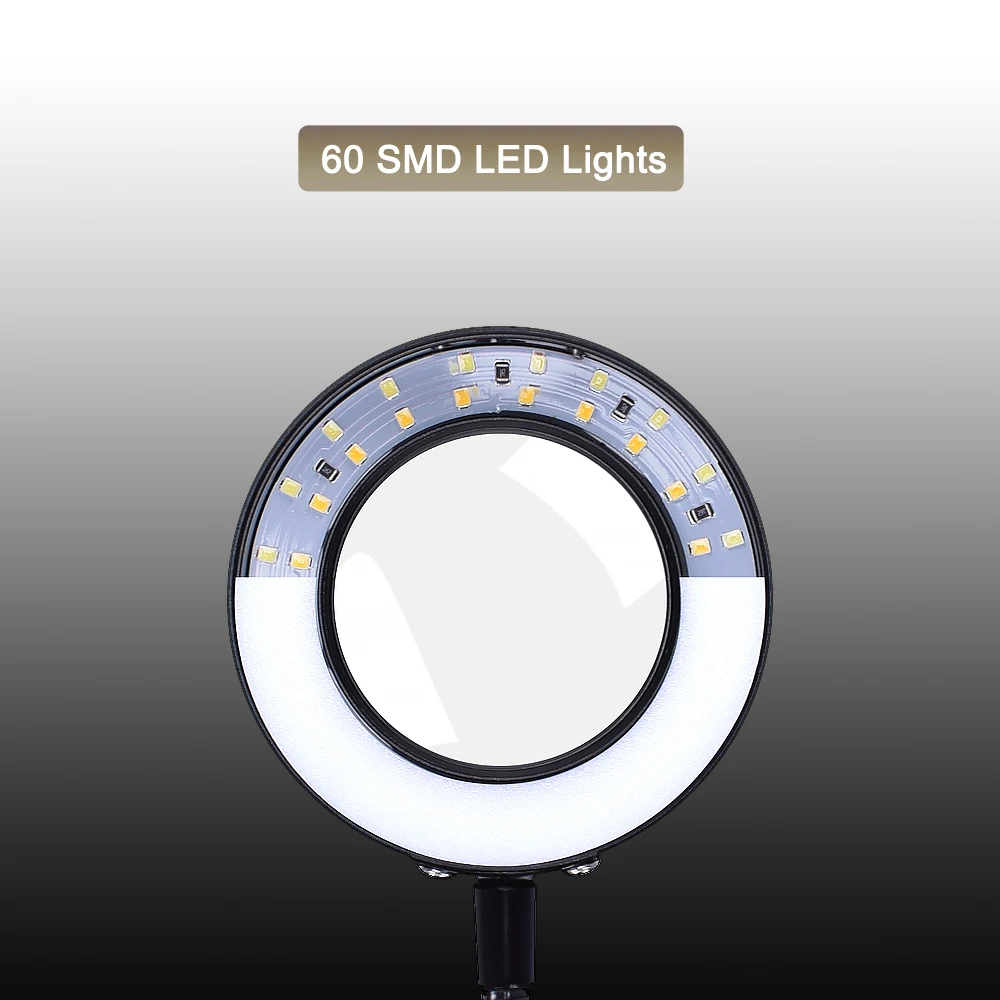 Preise NEWACALOX 5X USB Lupe LED Licht mit 2pc Flexible Arm Beleuchtet Vergrößerungs Brille Lesen Schweißen Reparatur Dritte Hand Werkzeug