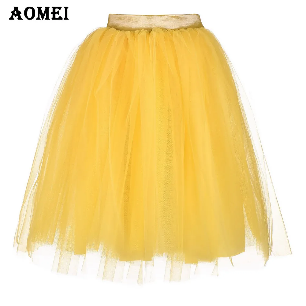 saia de tutu amarela