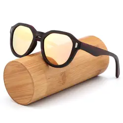 Ретро Деревянные поляризованные солнцезащитные очки для мужчин и женщин Открытый очки ручной работы из натурального дерева