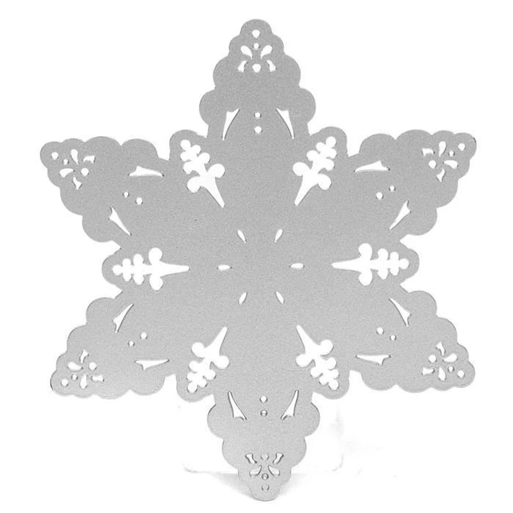 

Cards Making Dies Cut Cutting Die Nesting Cards Papercraft Embossing Decoration Snowflake Shaped Paper Cut 8.7 * 8.7cm