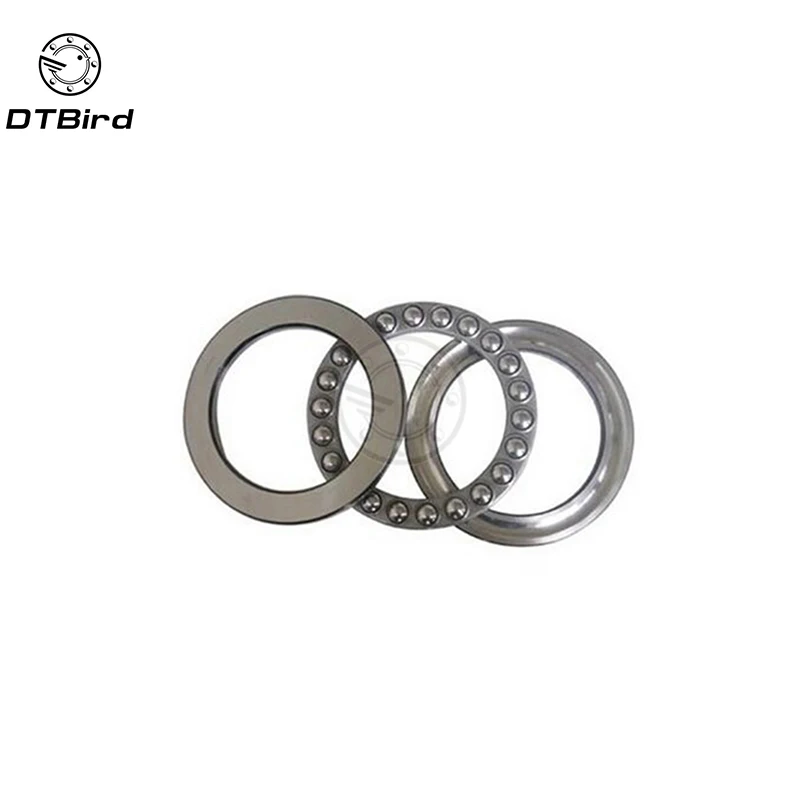 5Pcs 51108 Axial Ball Thrust Bearing 3 Parts 40mm x 60mm x 13mm Free