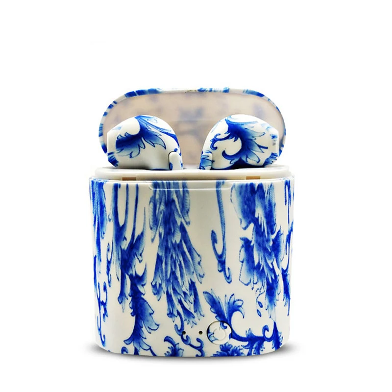 

i7s Tws Camouflage Wireless Bluetooth Earphone Bluetooth Earphone Stereo Headset Earbuds Charging Box for iPhone Huawei Samsung