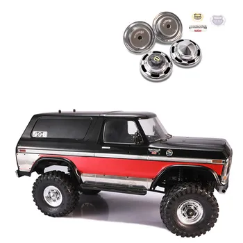

Retro Metal Hub Cover Metal Side Guard Plate Tail Scratch Resistant Plate Wheel Nut for TraxxasTRX4 BRONCO RANGER RC Car Parts