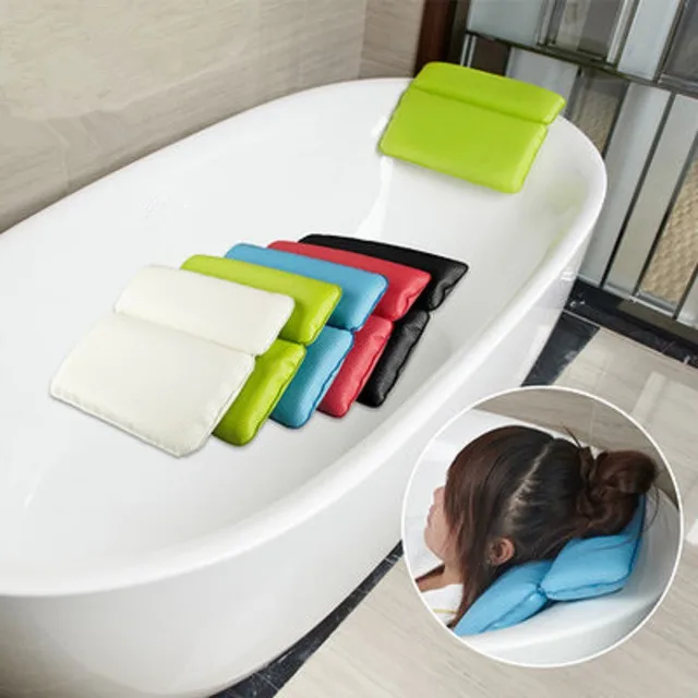 Bathroom tub bathtub pillow bath pillow headrest sucker waterproof very