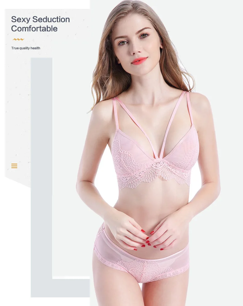Бесплатная доставка Новые женские весна и лето кружева сбор unederwear сексуальный бюстгальтер костюм трусики Комплект