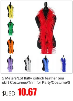2 метра серый страусиное перо боа планки юбка праздничный костюм пушистые страусиные перья для поделок DIY украшения Шлейфы