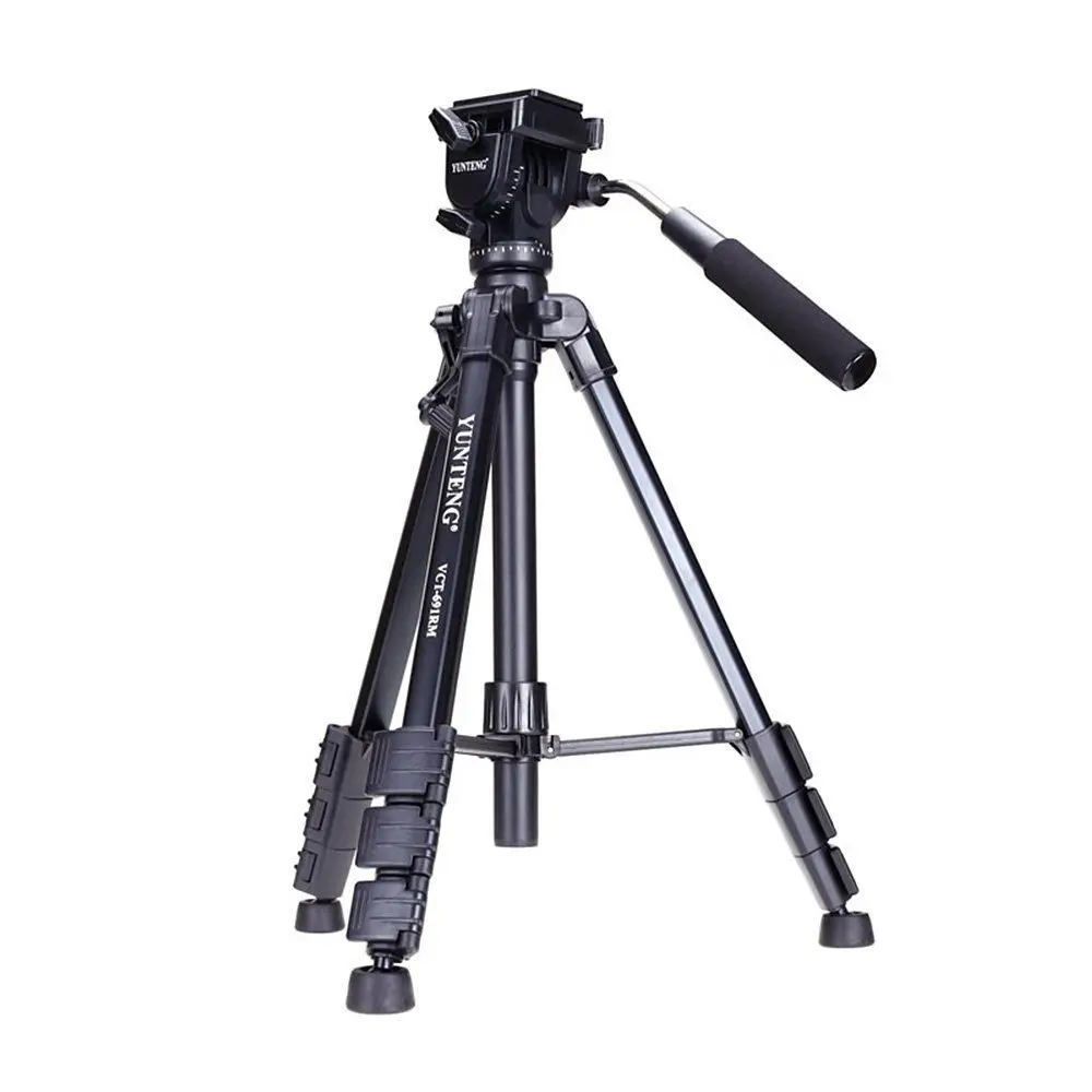  YUNTENG VCT-691 Professional Aluminum Tripod with Pan Head & Bag for DSLR Camera 691