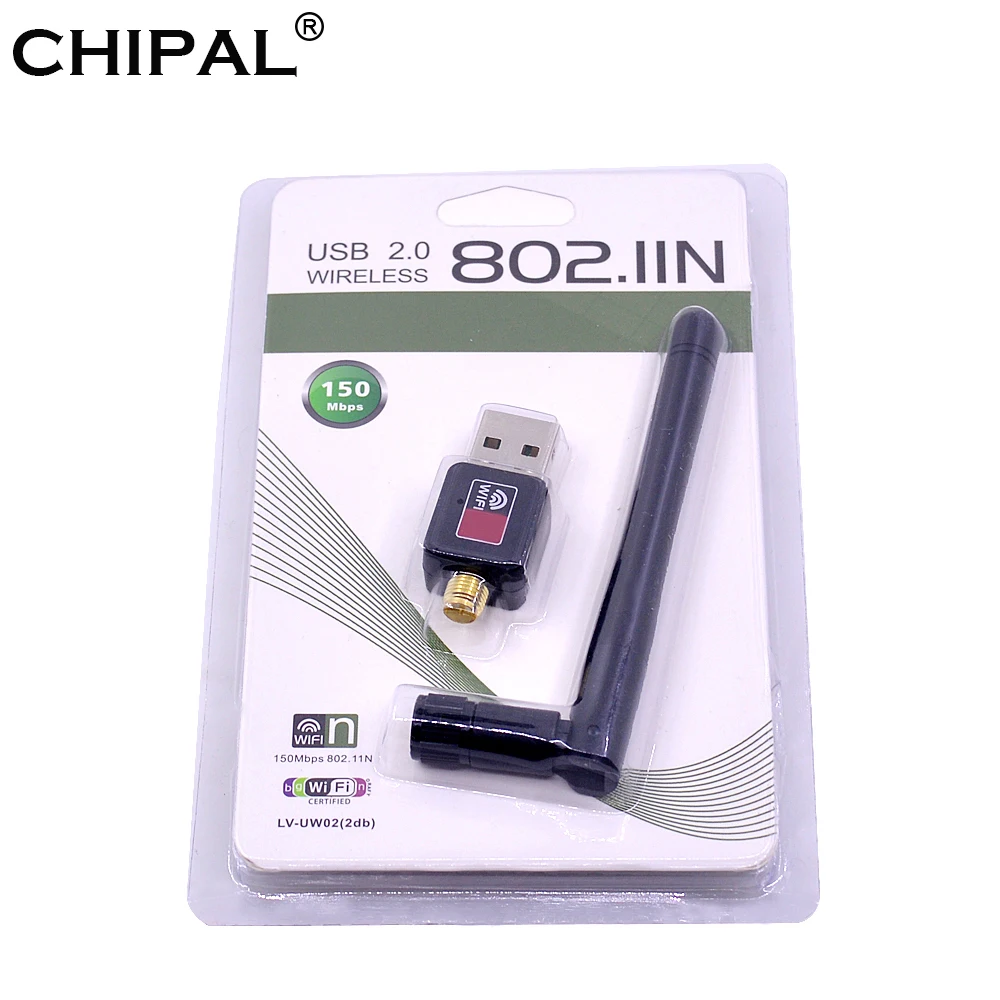 Wi Fi адаптер CHIPAL 150 Мбит/с 802.11b/G/N|Сетевые карты| |