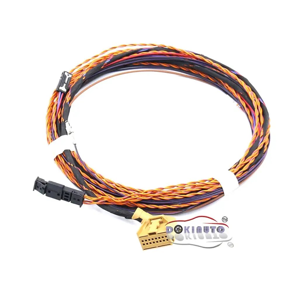 Rear OPS 4K Parking Canbus Install Wire Cable harness For VW Polo Golf Jetta Passat CC Octavia All PQ35 PQ25 PQ46 Car | Автомобили и