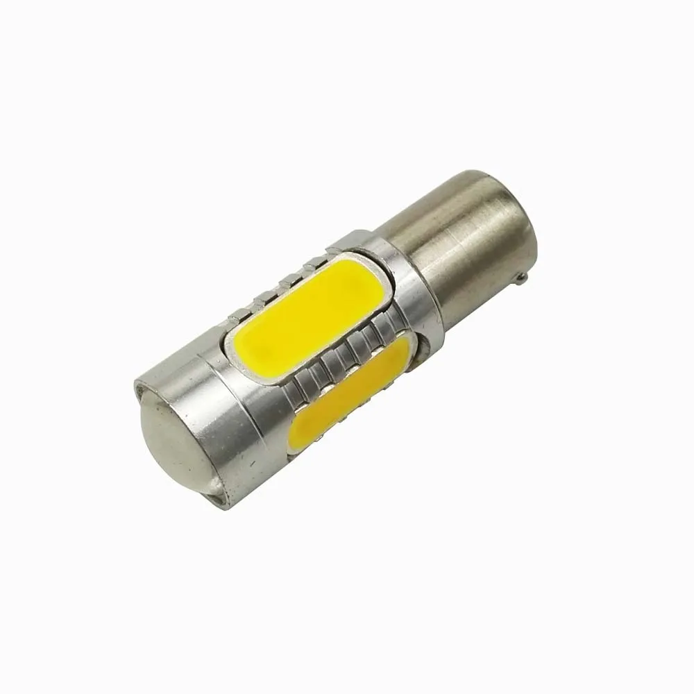 

YSY 10pcs BAU15S 1156 High Power 7.5W 7507 PY21W 1156PY COB LED Bulbs For Front Rear Signal Lights White/Amber/Red
