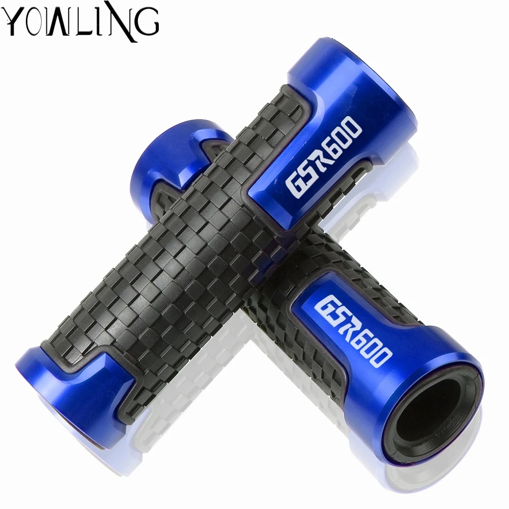 

7/8'' 22MM Motorcycle handle grips Motorbike handlebar grip ends for SUZUKI GSR 600 GSR600 2006 2007 2008 2009 2010 2011 2012