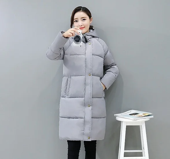 Осенний/Зимний женский пуховик для беременных пуховик Верхняя одежда женское пальто Одежда для беременных - Цвет: Gray
