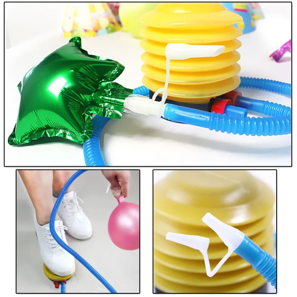 Balloon Pump Inflator Party Supplies Foot Air Pumps Swimming Ring Mattress Inflatable Toy Pump Foot Ball Yoga Ball yoga ball