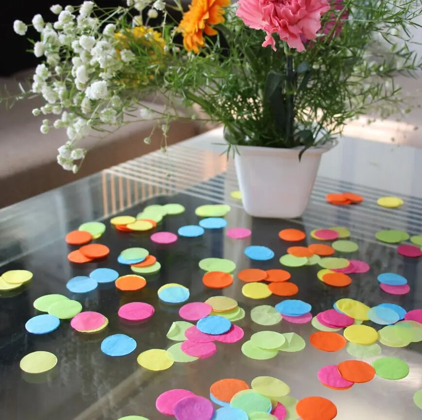 20g/bag Tissue Paper Confetti / table decoration /confetti toss