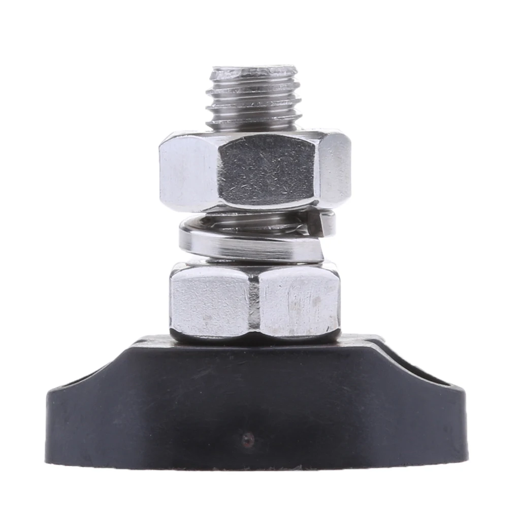 Black Junction Block Power Post Insulated Terminal Stud 8mm Stainless Steel