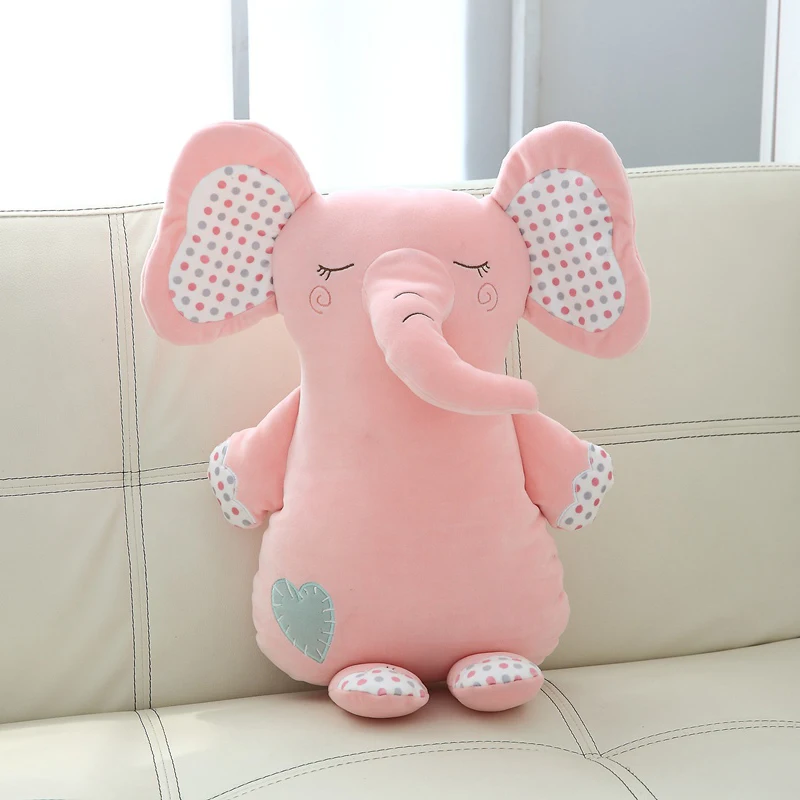 Nooer 35*55CM Cute Elephant Soft Plush Toy Baby Appease Doll Stuffed Animals Elephant Kids Sleeping Pillow Cushion Birthday Gift Nooer 35*55CM Cute Elephant Soft Plush Toy Baby Appease Doll Stuffed Animals Elephant Kids Sleeping Pillow Cushion Birthday Gift