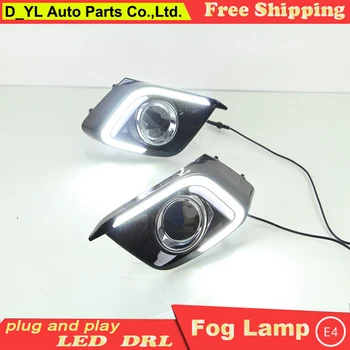 

Car styling For Mazda 3 Axela LED DRL For 3 Axela led fog lamps daytime running lights High brightness guide LED DRL C type