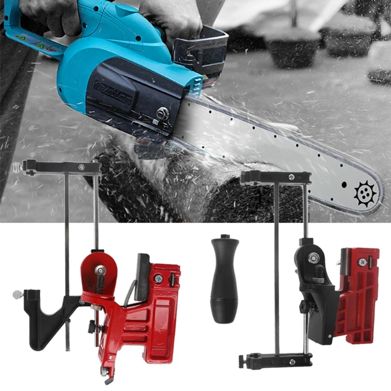

Universal Pro Lawn Mower Chainsaw File Sharpener Manual Grinding Guide Garden