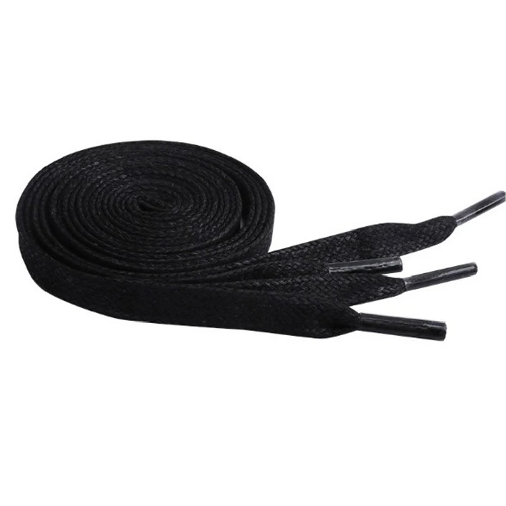 Fashion Flat Shoes shoelaces A pair of classic double hollow Woven Shoe