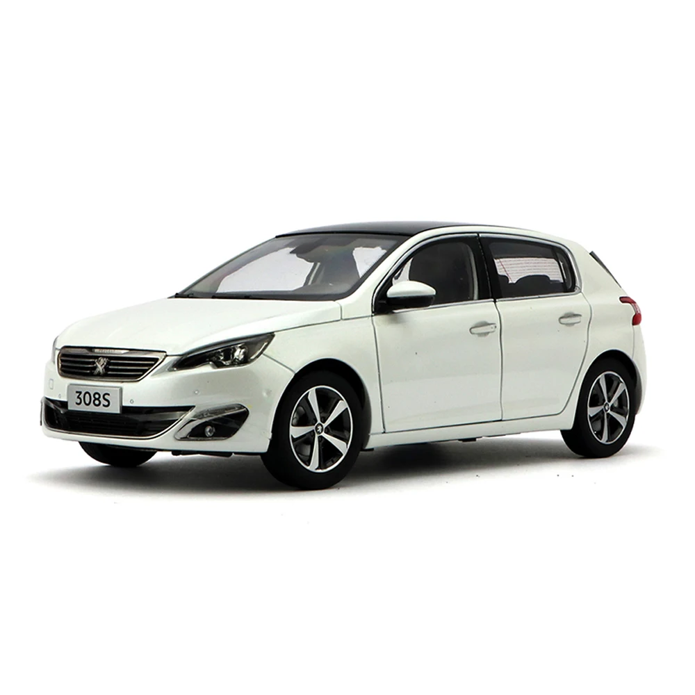 

diecast wheel 1:18 308S White Alloy Diecast Car Model Toys For Christmas Gifts Collection Free Shipping