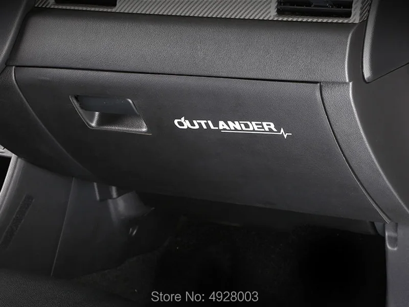 Автомобильный бардачок, анти-кик, коврик, первый помощник, пилот, наклейки, Подушка-накладка, Стайлинг для Mitsubishi Outlander 2013