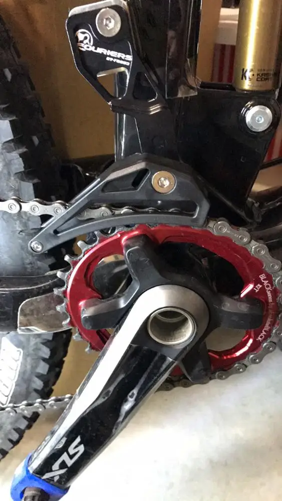 Best Alloy Fouriers Seattube Clamp Chain Guide For 1*System Aseemble on Front Derailluer Super Light 34.9/31.8mm 4 Best Alloy Fouriers Seattube Clamp Chain Guide For 1*System Aseemble on Front Derailluer Super Light 34.9/31.8mm 4